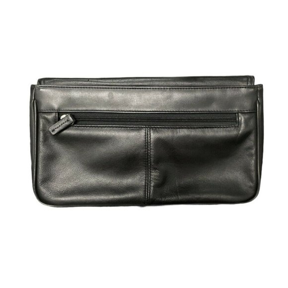 cabin creek black clutch handbag Medium Size Clutch- Solid Color Bag - Picture 3 of 5